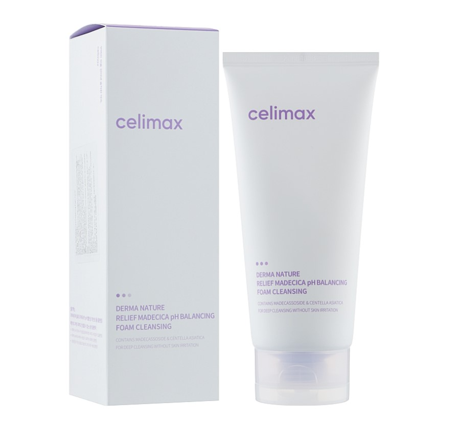 Celimax - Relief Madecica Ph Balancing Foam - Слабокислотна пінка для чутливої шкіри - 150мл