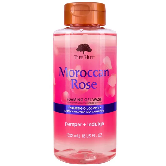Tree Hut - Moroccan Rose Foaming Gel Wash - Гель для душу - 532мл