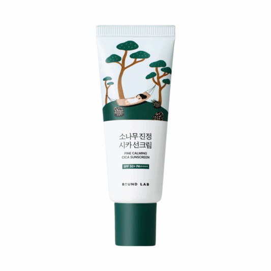 ROUND LAB - Pine Calming Cica Sunscreen - Сонцезахисний крем з екстрактом голок сосни, 40 мл