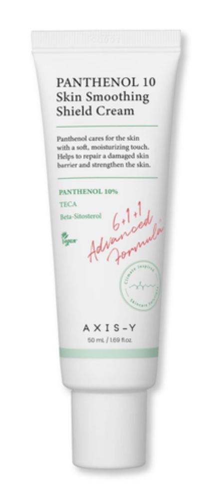AXIS -Y - PANTHENOL 10 Skin Smoothing Shield Cream - Відновлюючий крем для обличчя - 50 мл