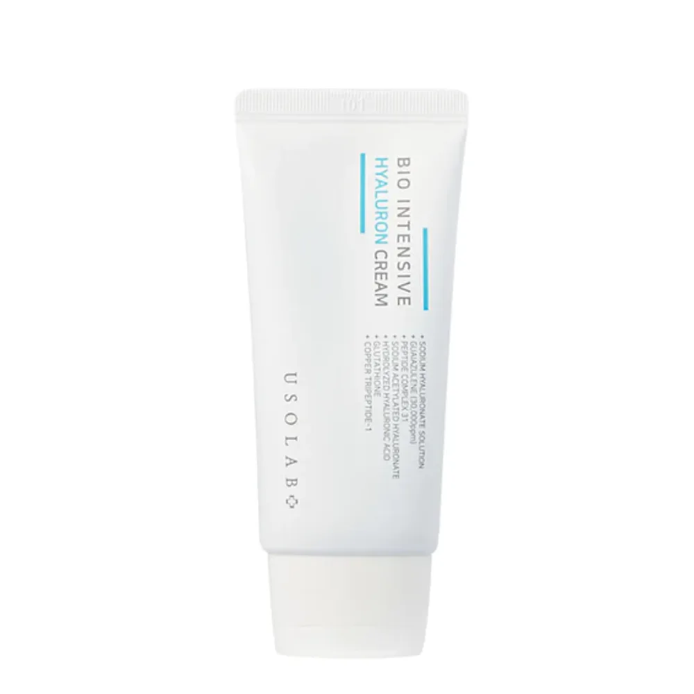 Usolab - Bio Intensive Hyaluron Cream - Інтенсивний зволожуючий, заспокійливий та омолоджуючий крем, 50 мл