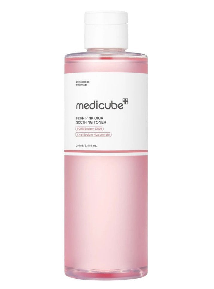 Medicube - PDRN Pink Cica Soothing Toner - Заспокійливий тонер з полінуклеотидами та центелою - 250 мл