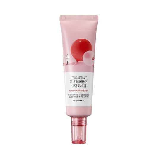 ROUND LAB - Camellia Deep Collagen Firming Sun Serum - Сонцезахисна сироватка з колагеном - 50мл