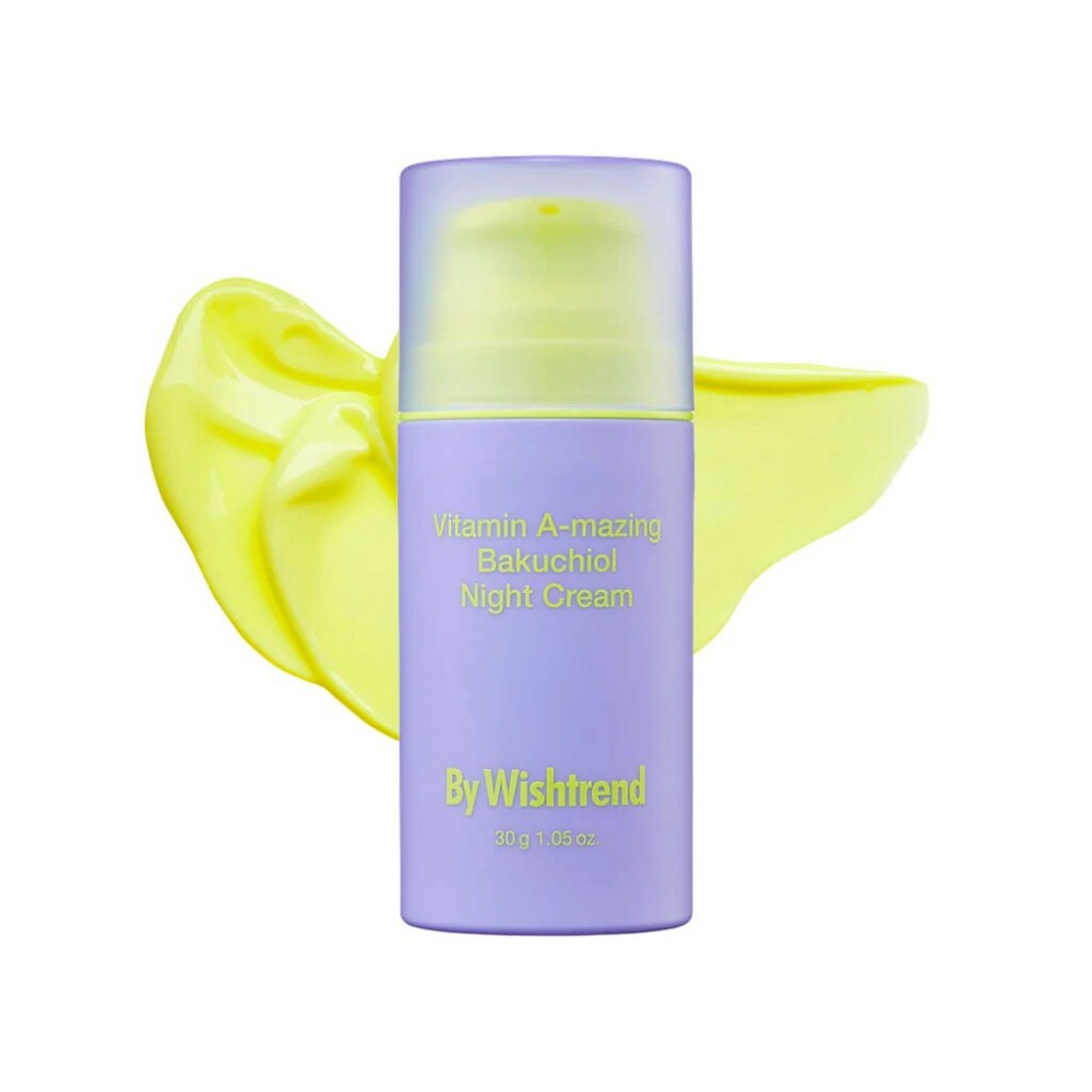 By Wishtrend – Vitamin A-mazing Bakuchiol Night Cream, Нічний крем з ретинолом та бакучіолом, 10 мл.