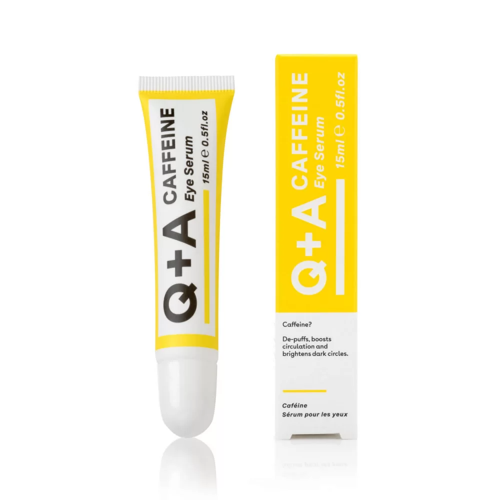 Q+A - Caffeine Eye Serum – Сироватка для шкіри навколо очей з кофеїном, 15 мл.