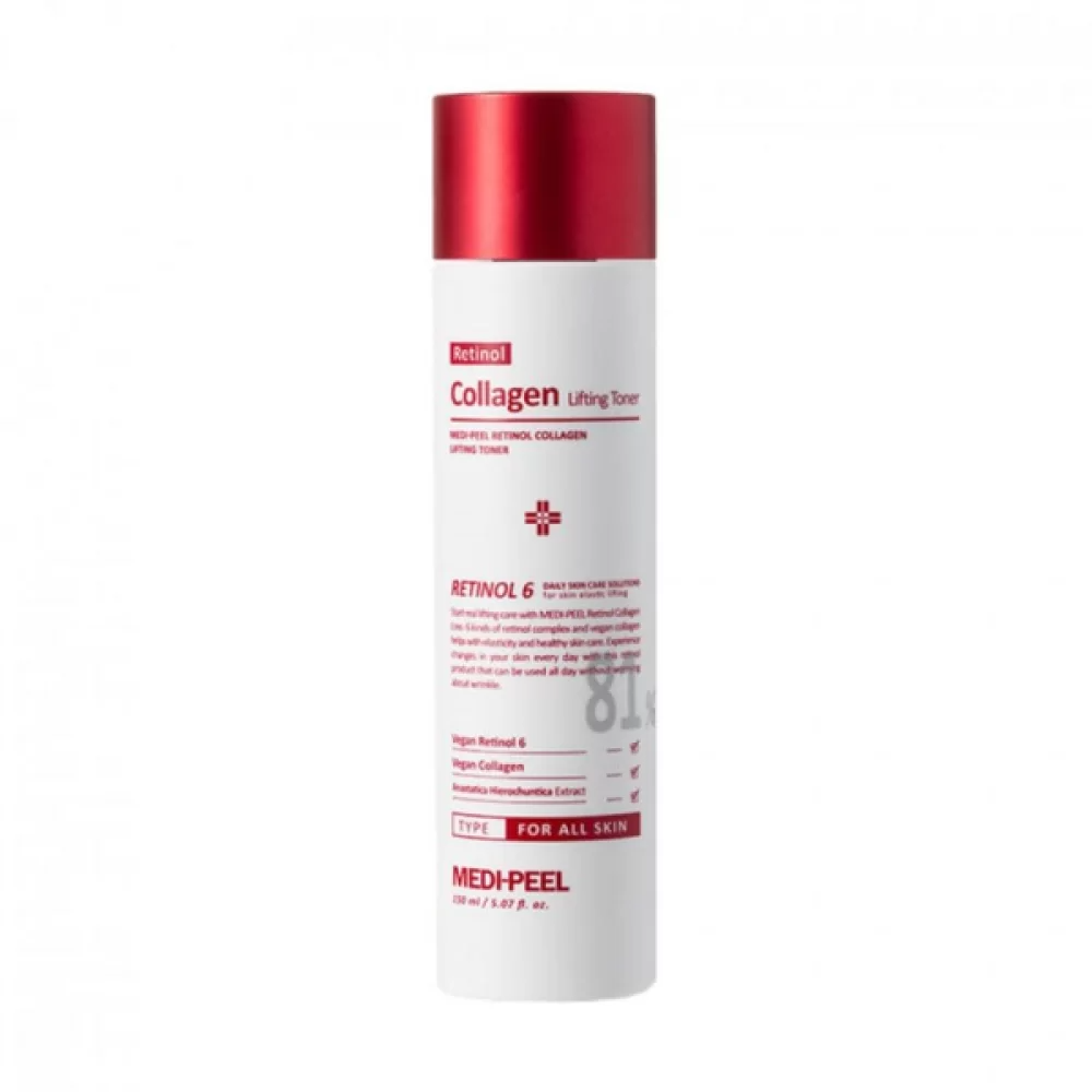 Medi Peel - Retinol Collagen Lifting Toner - Омолоджувальний тонер для обличчя з ретинолом і колагеном - 150мл