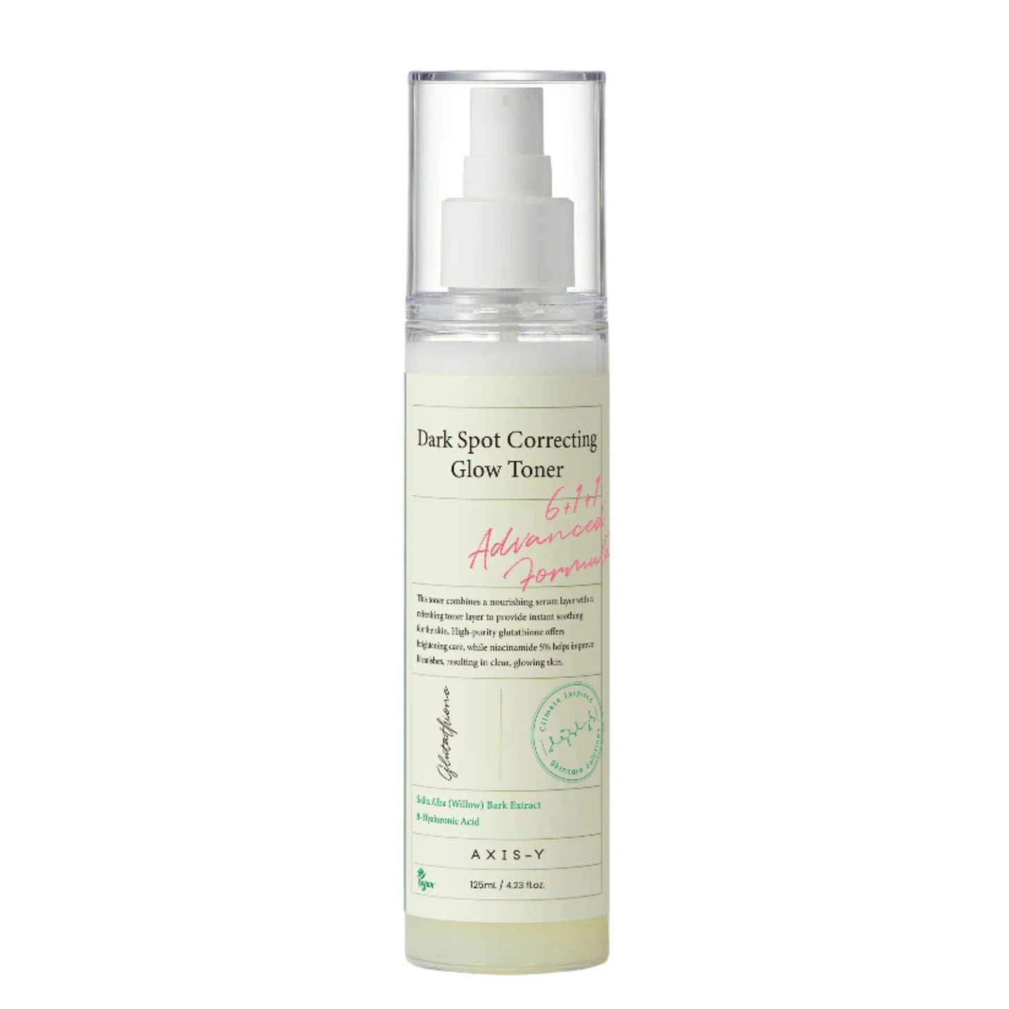 AXIS-Y - Dark Spot Correcting Glow Toner - Освітлюючий двофазний тонер у спреї, 125 мл