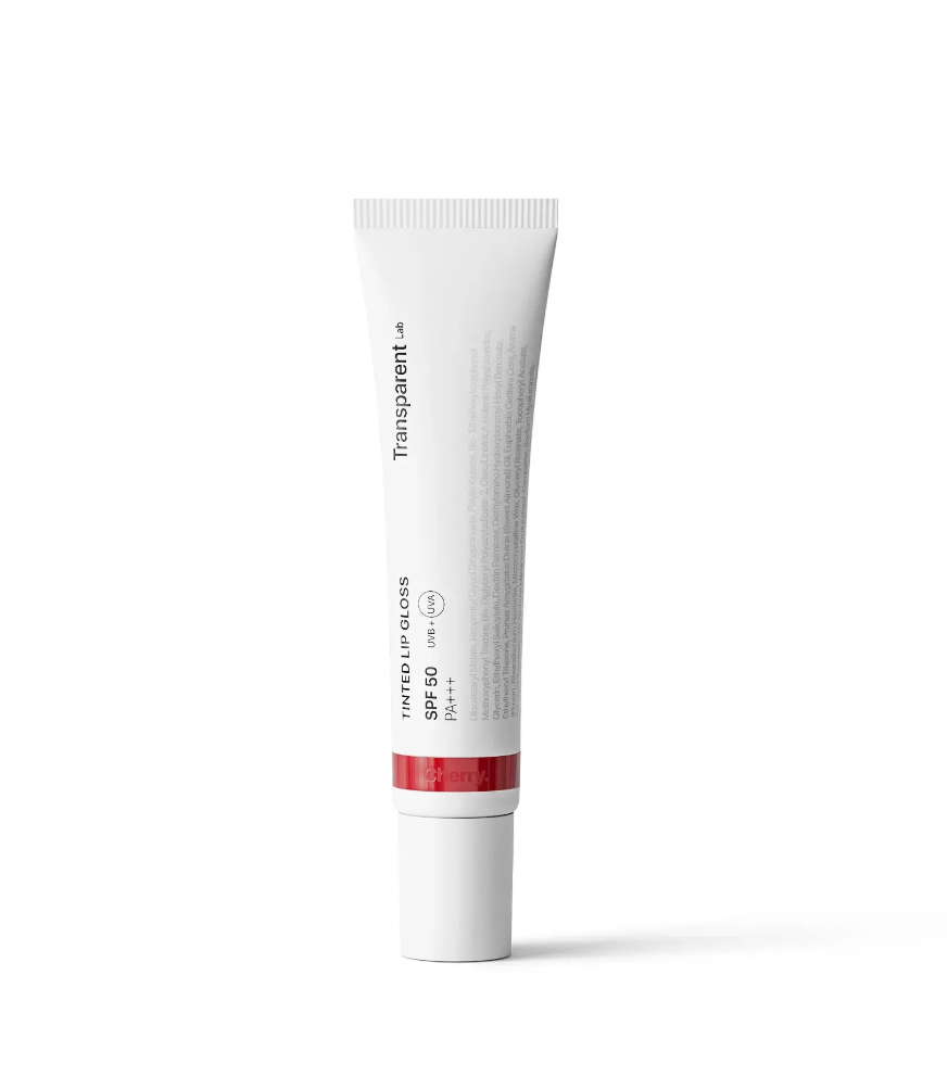 TRANSPARENT Lab - Tinted Lip Gloss Cherry SPF 50 - Бальзам для губ з SPF 50 Вишня - 15мл