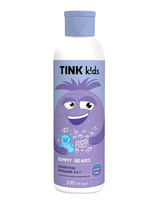 Tink Kids - Gummy Bears - Шампунь бальзам 2 в 1 - 300мл