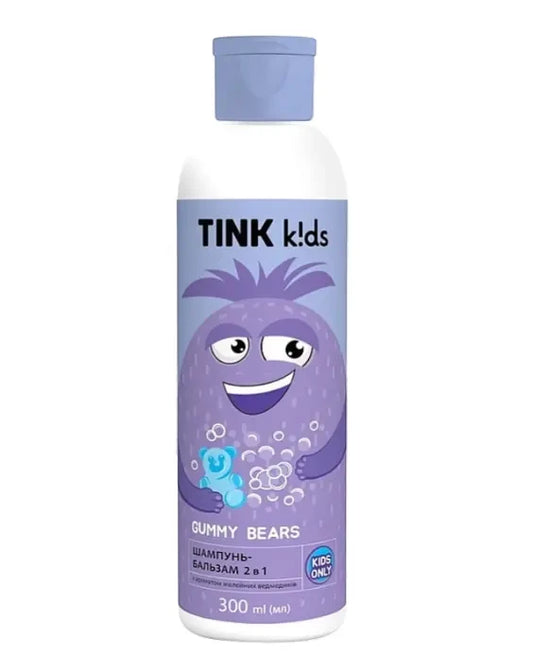 Tink Kids - Gummy Bears - Шампунь бальзам 2 в 1 - 300мл