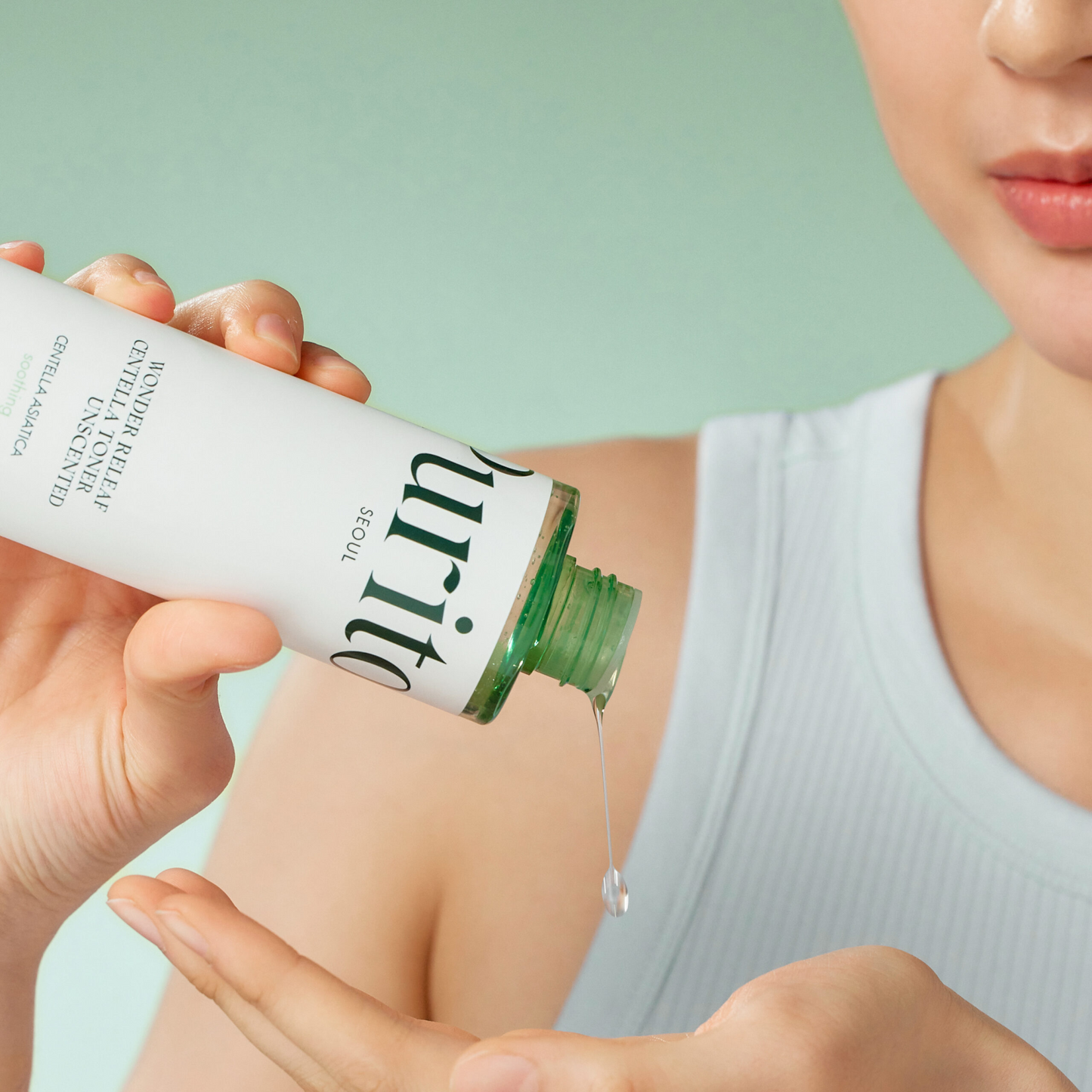 Purito - Seoul Wonder Releaf Centella Toner Unscented — заспокійливий тонер без ароматизаторів і ефірних олій, 200 мл.