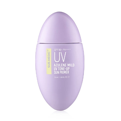SUR.MEDIC - Azulene Mild UV Tone-Up Sun Primer SPF 50+ PA++++ - Легкий SPF праймер на фіз фільтрах - 50мл