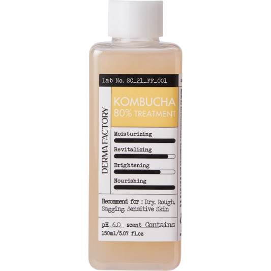 Derma Factory - Kombucha 80% Treatment - Есенція-тонер з комбучею - 150 мл