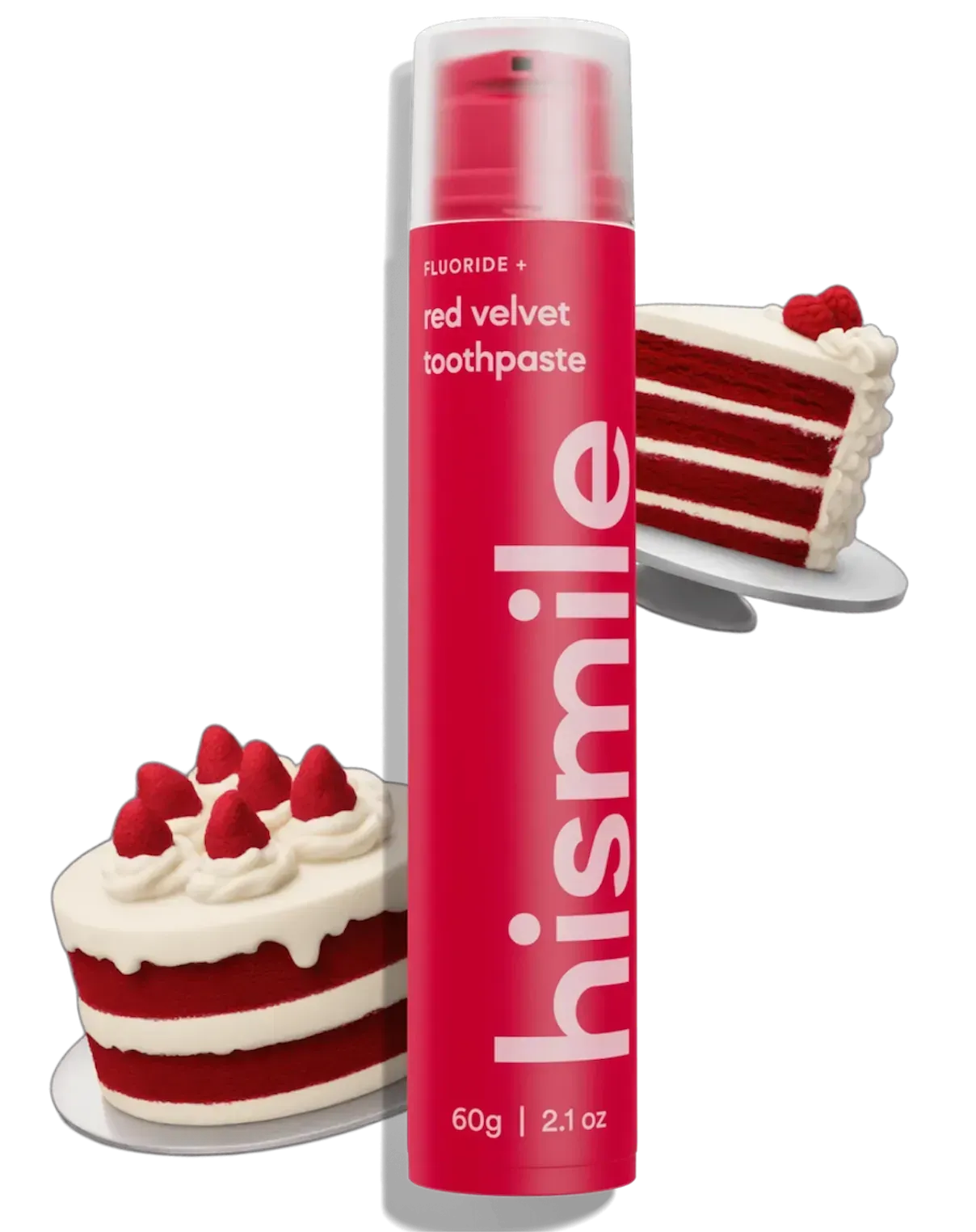 hismile - Red Velvet Toothpaste - Зубна паста зі смаком червоного оксамиту - 60г