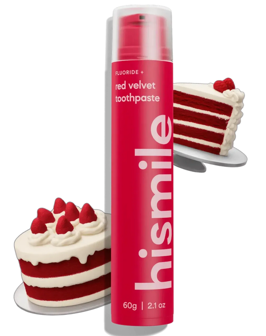 hismile - Red Velvet Toothpaste - Зубна паста зі смаком червоного оксамиту - 60г