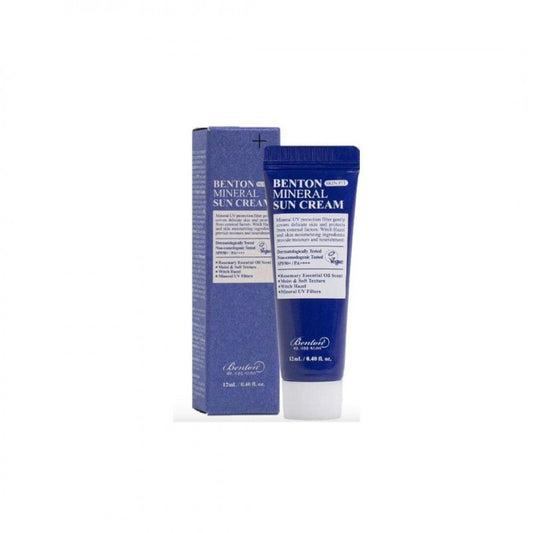 Benton - Skin Fit Mineral Sun Cream SPF50/PA++++ - Сонцезахисний крем на мінеральній основі, мініатюра, 12 мл.