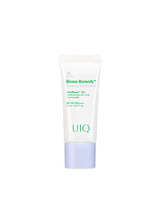 UIQ - Biome Remedy Tone-up Sun Cream SPF 50+ PA++++ - Мініатюра тонуючого сонцезахисного крема - 20 мл.