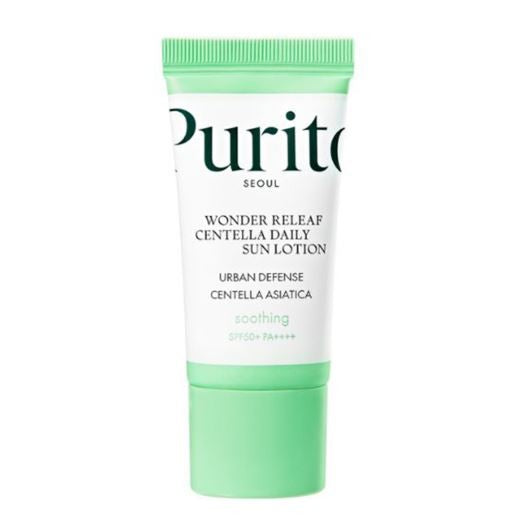 Purito - Seoul Wonder Releaf Centella Daily Sun Lotion SPF 50 - сонцезахисний крем для чутливої шкіри, 15 ml.
