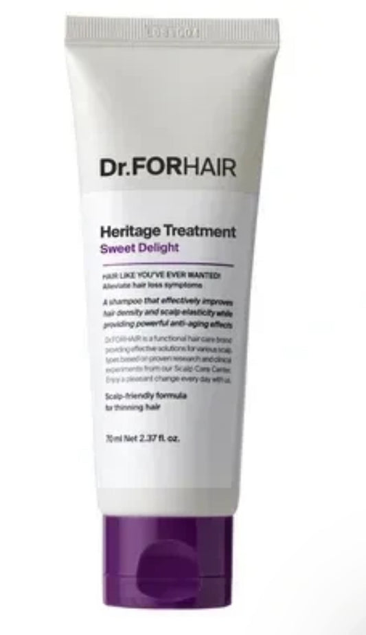 DR.FORHAIR - HERITAGE TREATMENT SWEET DELIGHT - Зволожуюча маска-кондиціонер для тонкого волосся - 70 мл
