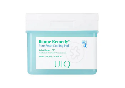 UIQ - Biome Remedy Pore Reset Cooling Pad - Охолоджувальні педи для звуження пор - 80шт
