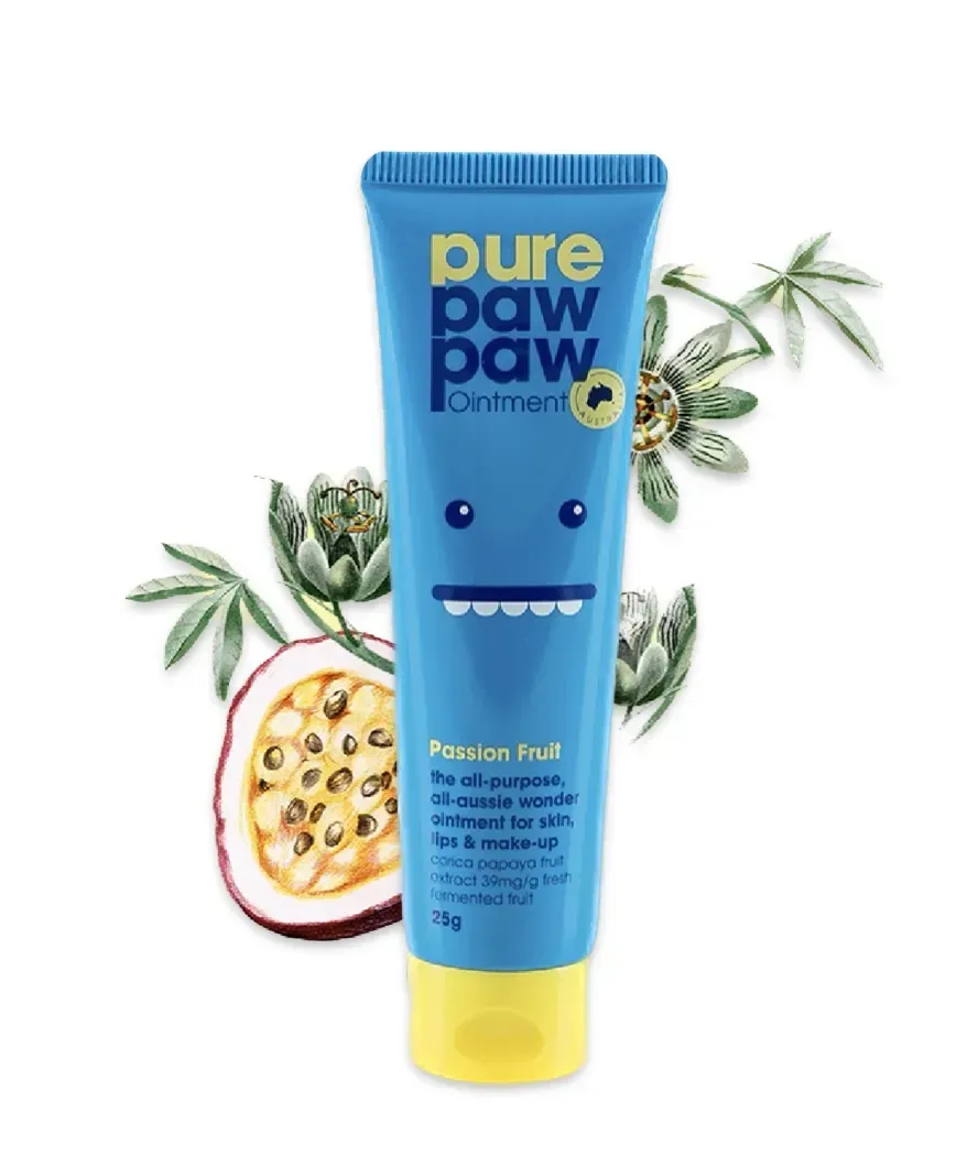 Pure Paw Paw - Passion Fruit - Відновлюючий бальзам для губ з ароматом Десерт із маракуї, 25г