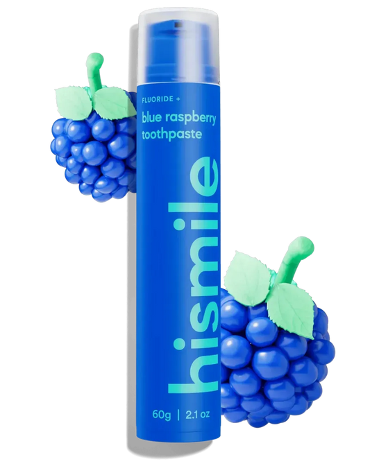 Hismile - Blue Raspberry Toothpaste - Зубна паста зі смаком блакитної малини - 60г