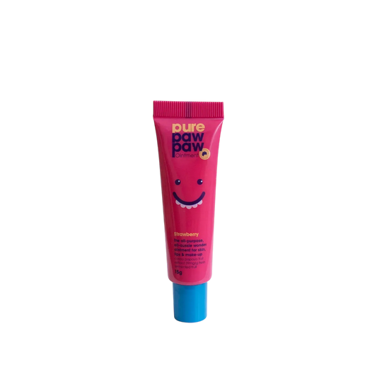 Pure Paw Paw - Strawberry - Відновлюючий бальзам для губ з ароматом Полуничний смузі, 15г