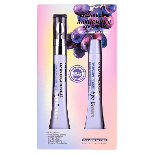 LALARECIPE - Bakuchinol Eye Cream - Крем під очі з бакучіолом - 20 мл + 20 мл запаска