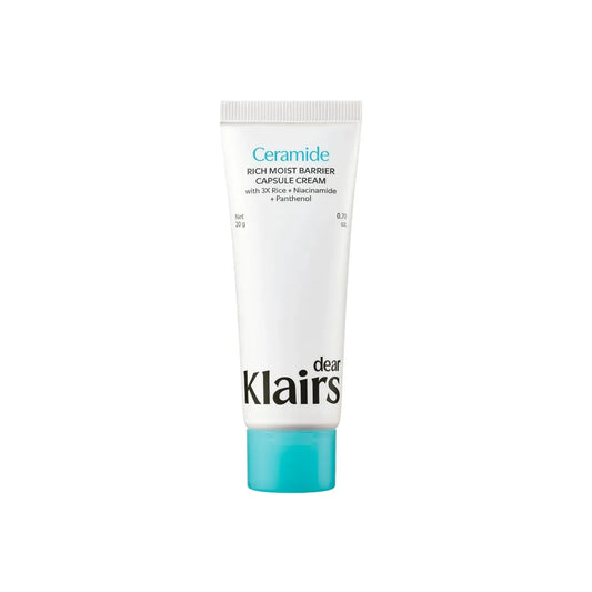 DEAR, KLAIRS - Rich Moist Barrier Capsule Cream - Бар’єрний крем з керамідами для інтенсивного зволоження - 20мл