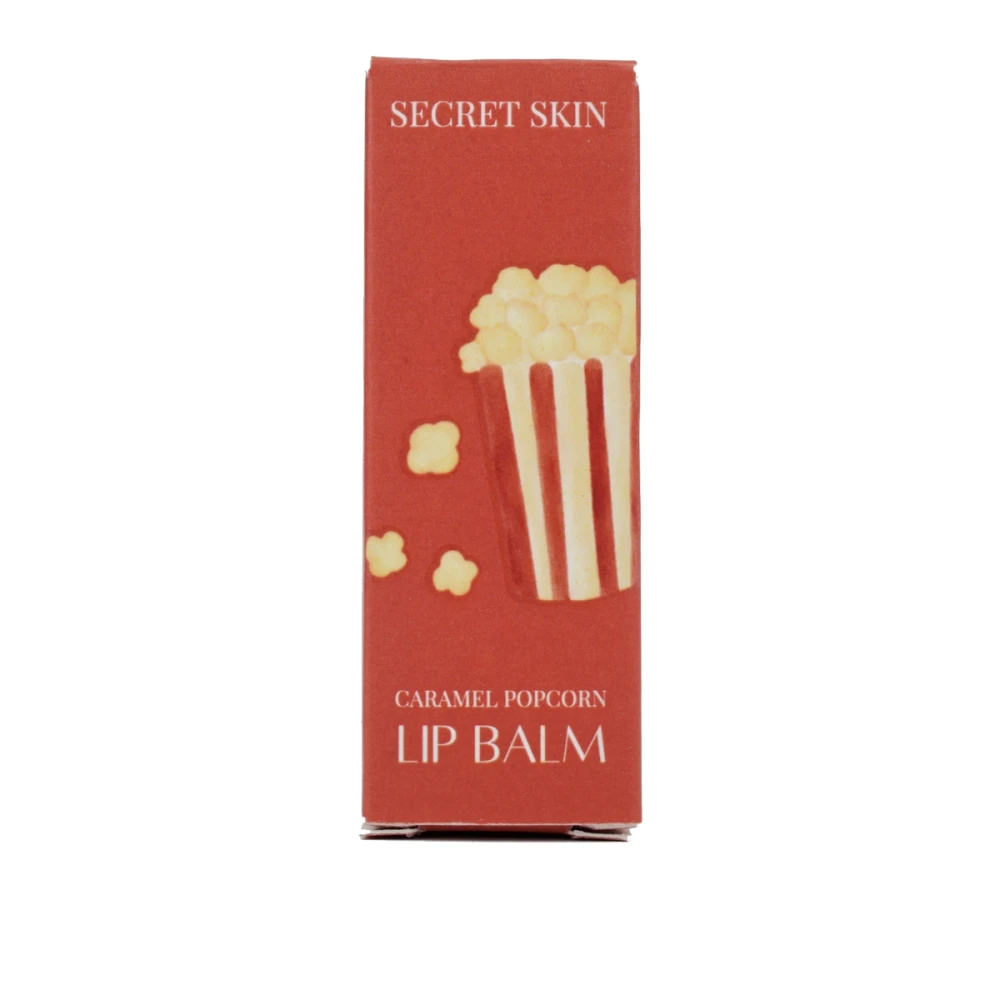 SECRET SKIN - Caramel Popcorn Lip Balm - Бальзам для губ Карамельний попкорн