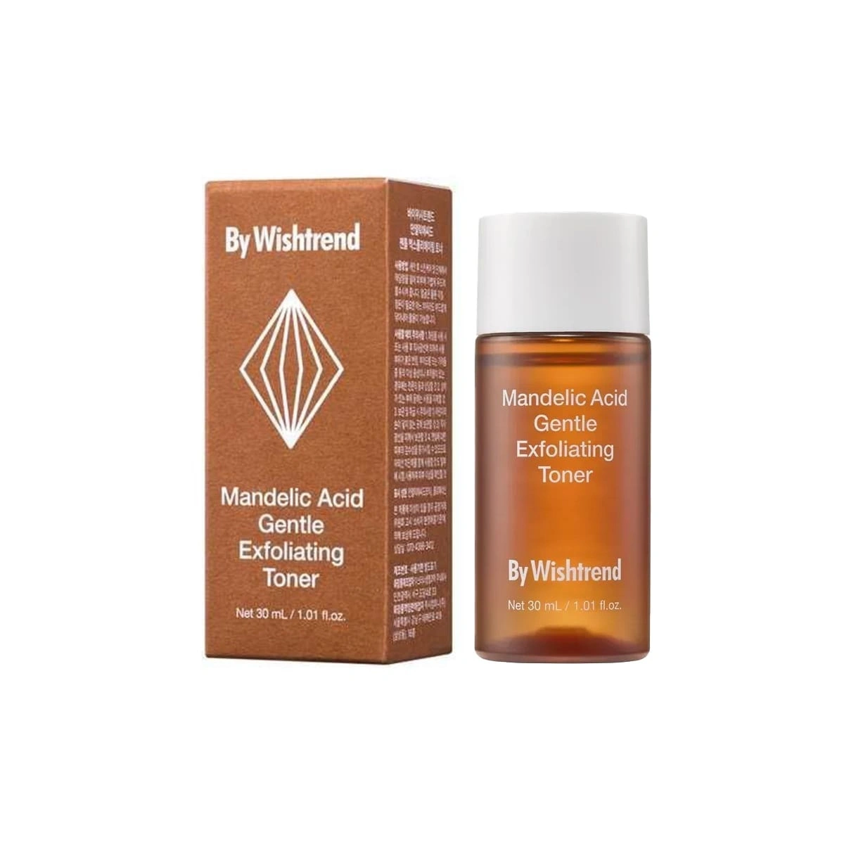 By Wishtrend - Mandelic Acid 5% Skin Prep Water - м'який тонер-ексфоліант для ніжного відлущування, 30 мл.