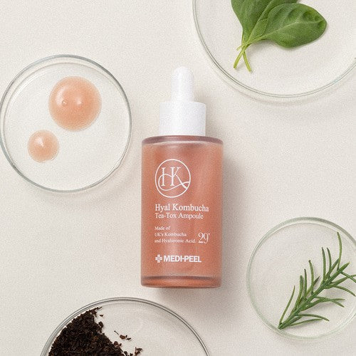 Medi-Peel - Hyal Kombucha Tea Tox Ampoule - Сироватка з екстрактом комбучі - 50 мл
