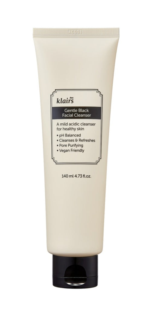 Dear, Klairs - Gentle Black Facial Cleanser - Пінка для вмивання обличчя - 140мл