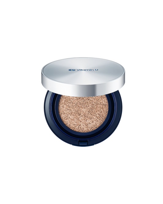 CUskin CU: - Vitamin U Coverfit Cushionpact No.23 SPF 50+ PA++++ - Кушон з полінуклеотидами та вітаміном U зі змінним блоком (23 відтінок) - 15мл+15мл