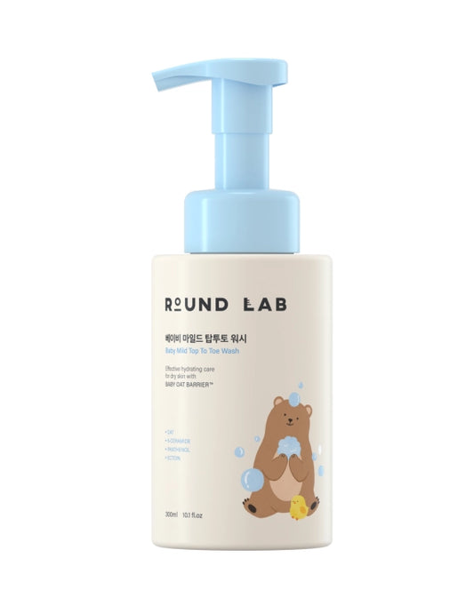 ROUND LAB - Baby Mild Top To Toe Wash - Дитячий гель для купання для тіла та волосся - 300 мл