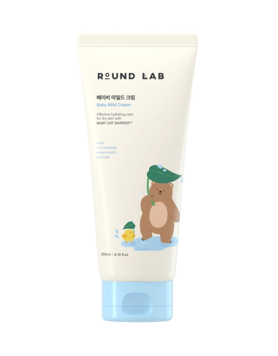 ROUND LAB - Baby Mild Cream - Дитячий крем для обличчя та тіла - 200 мл