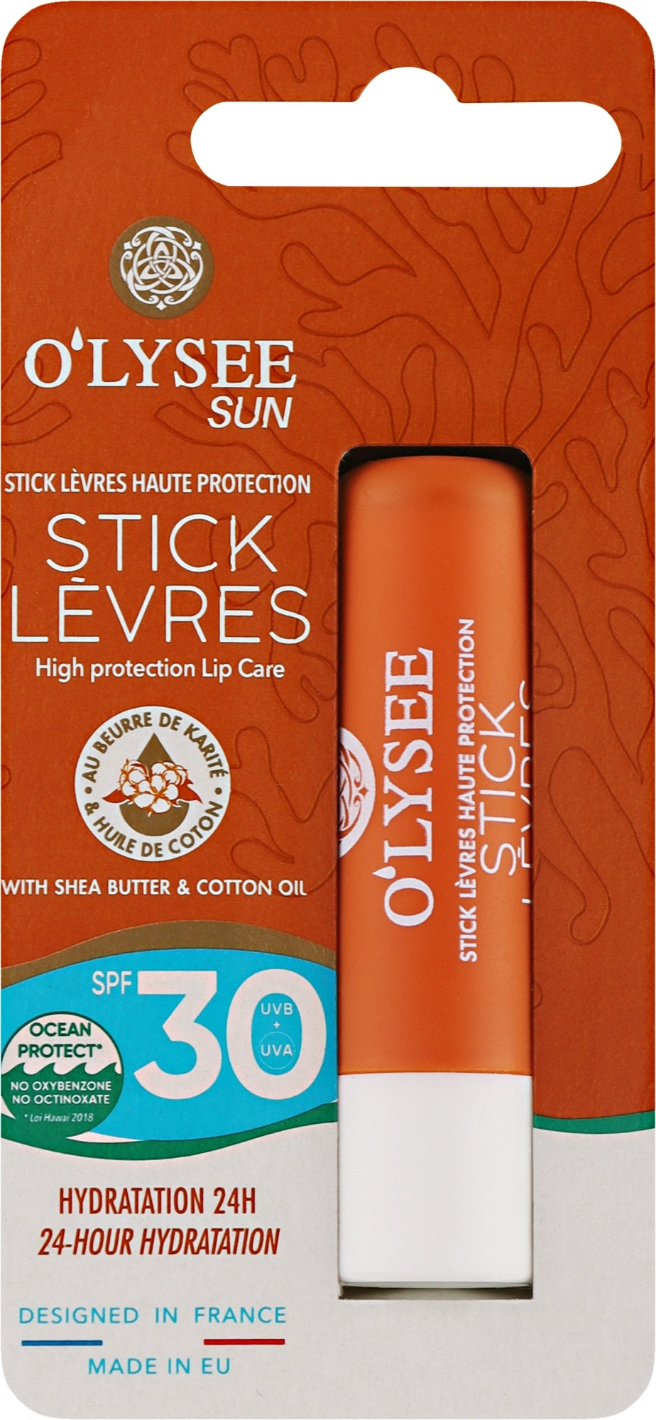O'lysee - High Protection Lip Care - Сонцезахисний стік для губ - 4.8 г