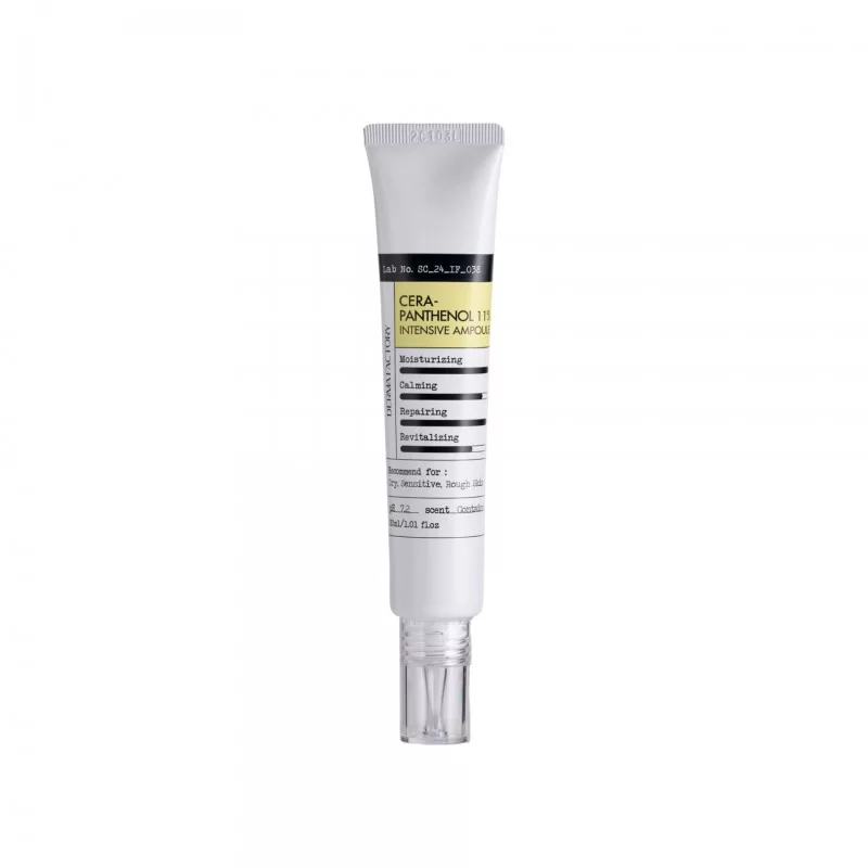 Derma Factory - Cera Panthenol 11% Intensive Ampoule - Бар'єрна кремова сироватка з пантенолом - 30мл