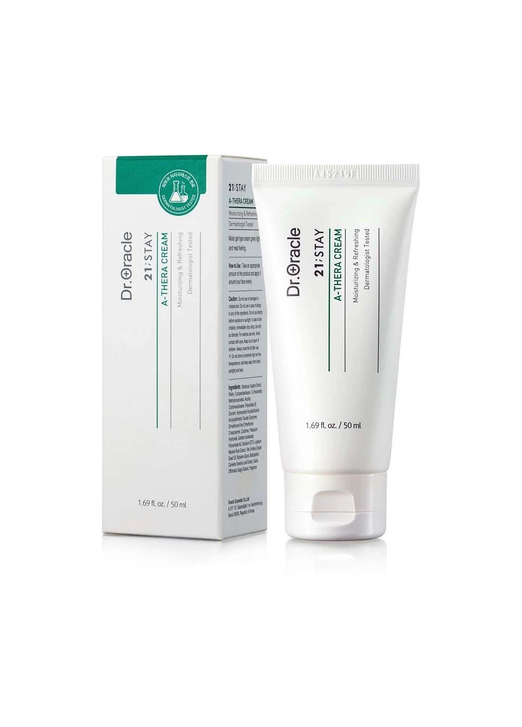 Dr. Oracle - 21 Stay A: Thera Cream - Зволожуючий заспокійливий крем для обличчя - 50мл