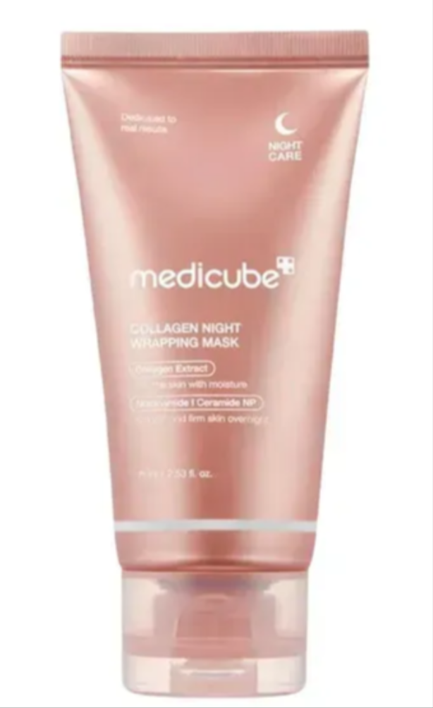 Medicube - Collagen Night Wrapping Mask - Колагенова нічна маска-плівка - 75 мл