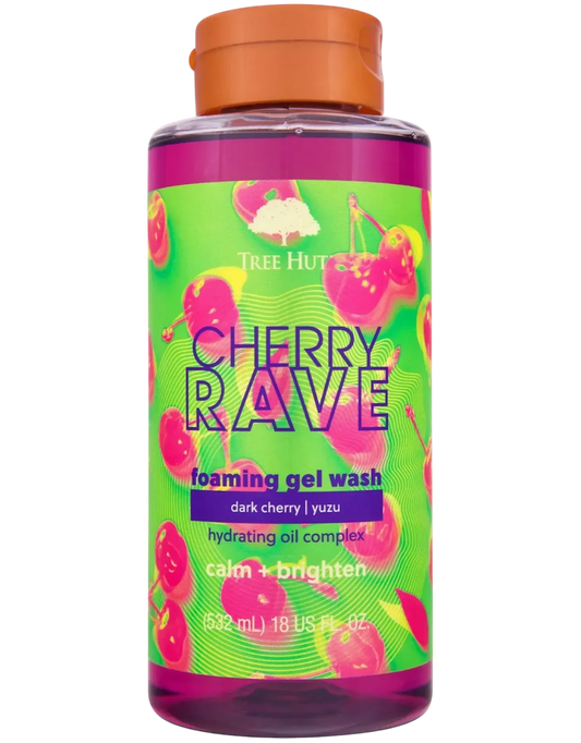 Tree Hut - Cherry Rave Foaming Gel Wash - Гель для душу - 532мл