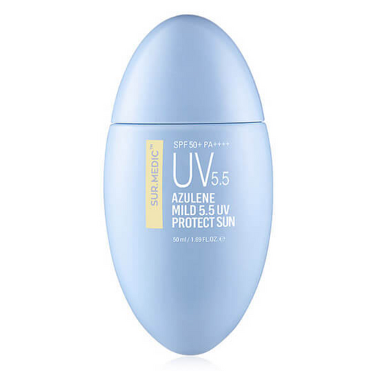 SUR.MEDIC - Azulene Mild 5.5 UV Protect Sun SPF50+ PA++++ - SPF крем для обличчя з азуленом на хім. фільтрах - 50мл