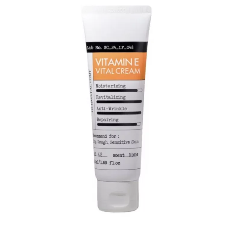 Derma Factory - Vitamin E Vital Cream - Антиоксидантний крем з вітаміном Е - 50мл