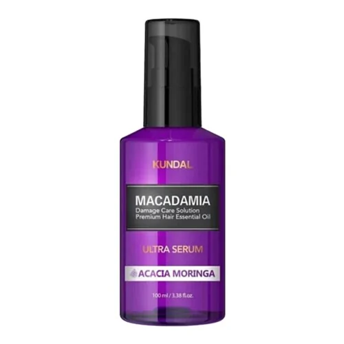 KUNDAL - Macadamia Ultra Hair Serum Amber Vanilla - Сироватка для волосся зволожуюча, Ваніль - 100мл