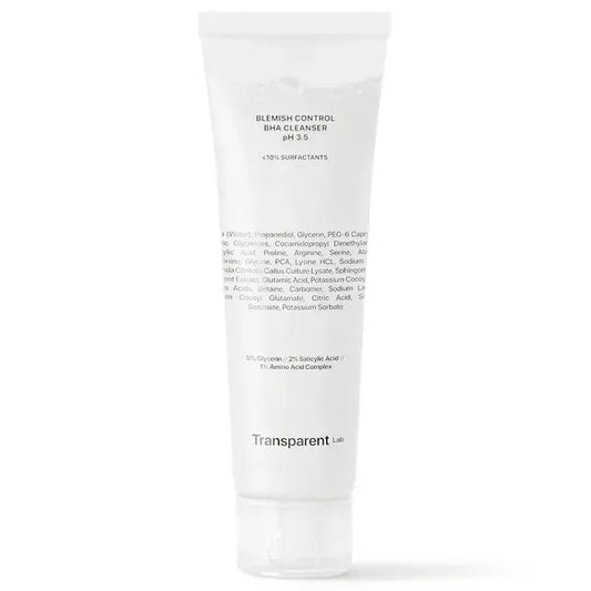 Transparent Lab - BLEMISH CONTROL BHA CLEANSER PH 3.5 - Гель для очищення шкіри, схильної до висипів - 150мл