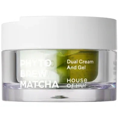 House of Hur - Phyto Brew Matcha Dual Cream & Gel - Двофазний крем-гель для зволоження та відновлення шкіри з екстрактом матча - 50мл