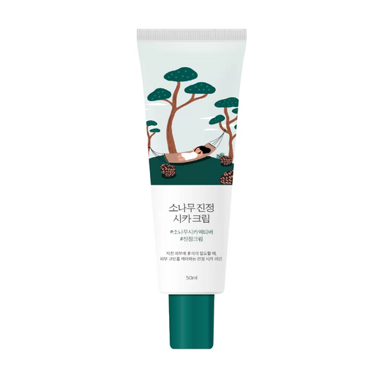 ROUND LAB - Pine Calming Cica Cream - Заспокійливий крем з екстрактом голок сосни, 50 мл.