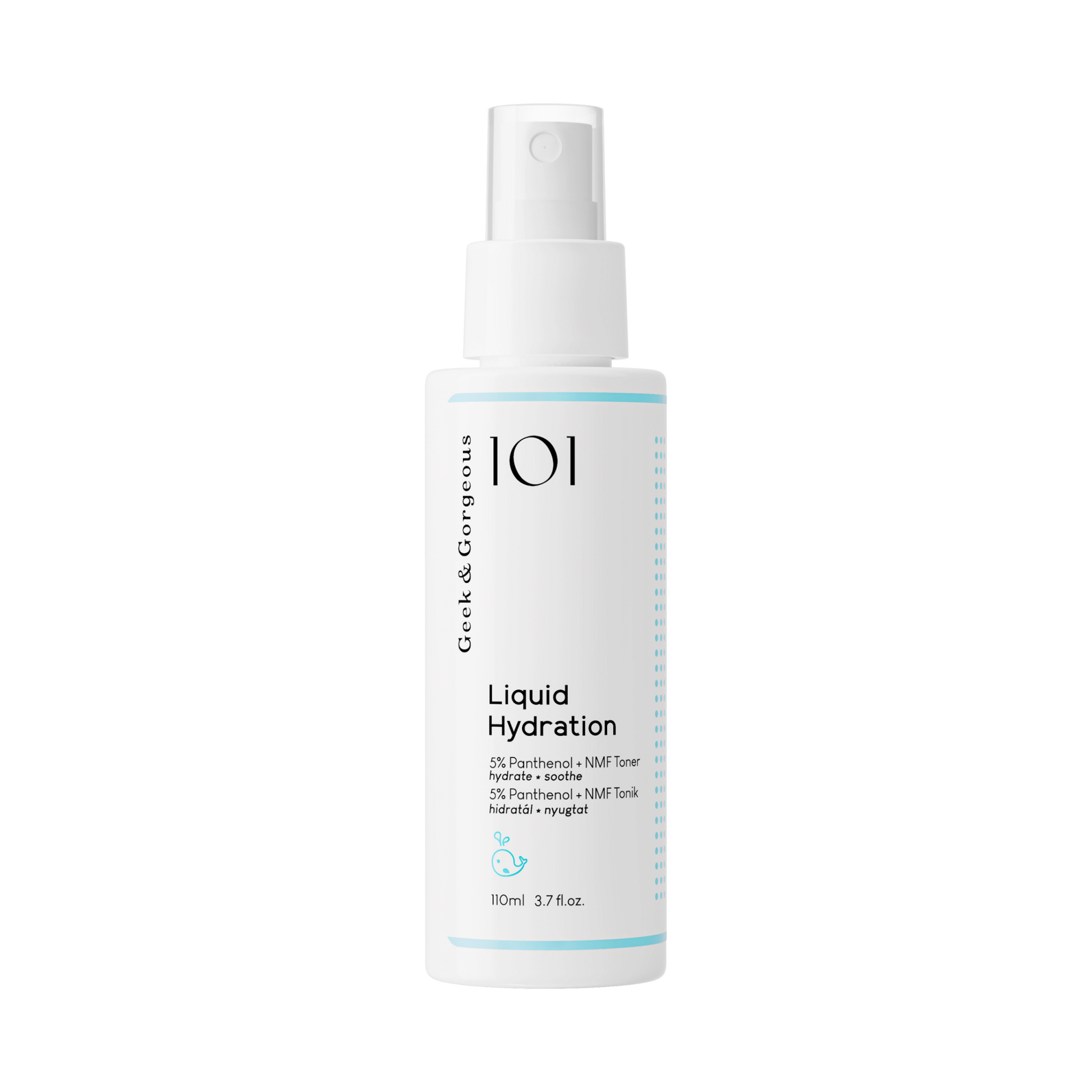 Geek & Gorgeous - Liquid Hydration - Спрей-тонер з пантенолом - 110 ml
