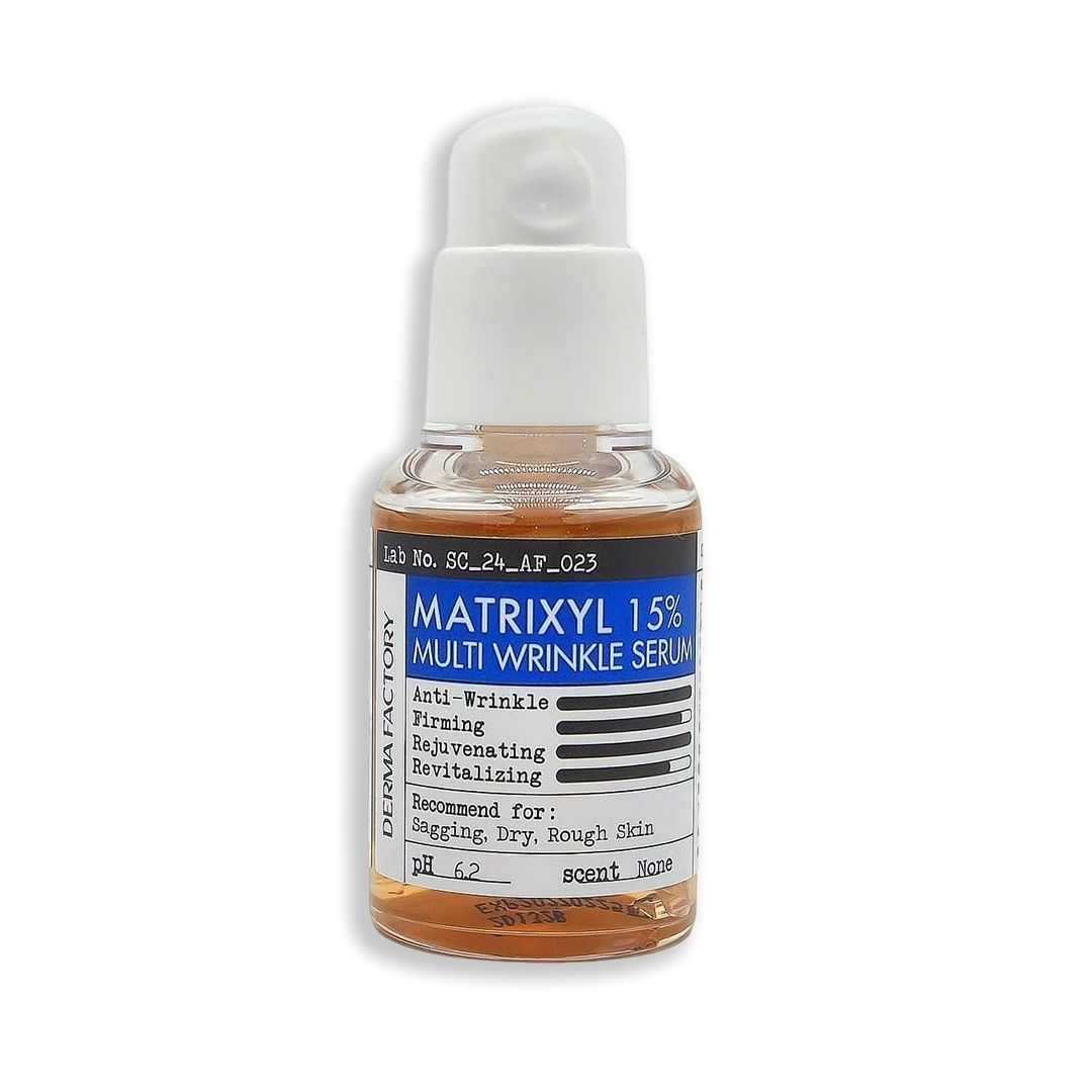 Derma Factory – Peptide Lifting & Wrinkle Smoothing Serum (Matrixyl), Пептидна сироватка для ліфтингу та розгладження зморшок Matrixyl, 30 мл.