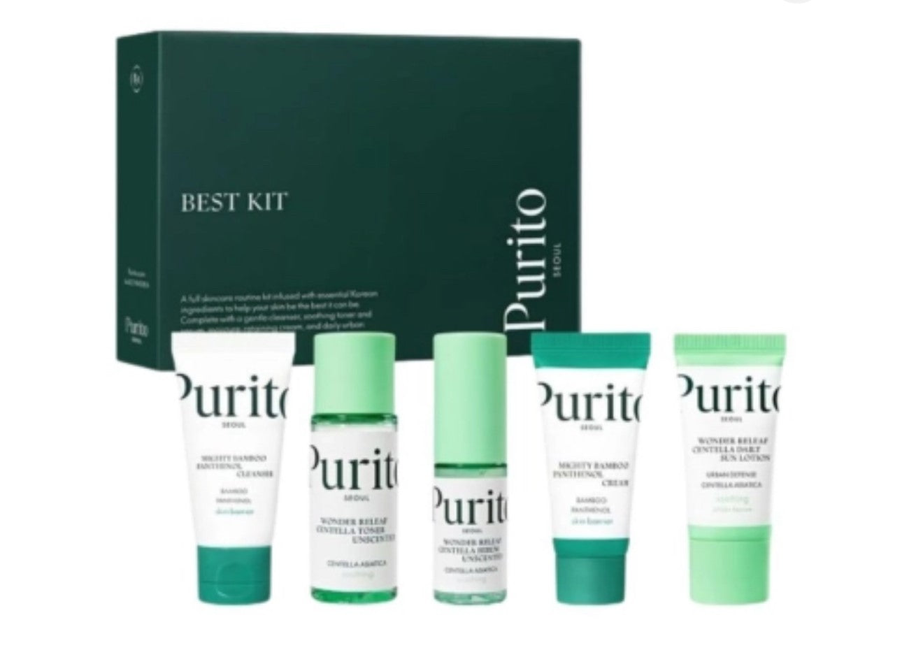 Purito - Seoul Best Kit - Набір косметики для догляду за обличчям